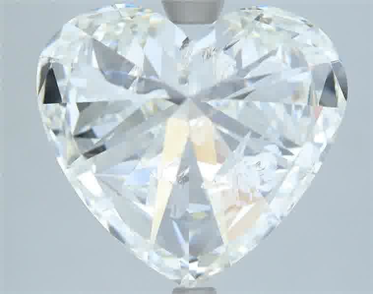 7.51ct H SI2 Rare Carat Ideal Cut Heart Diamond