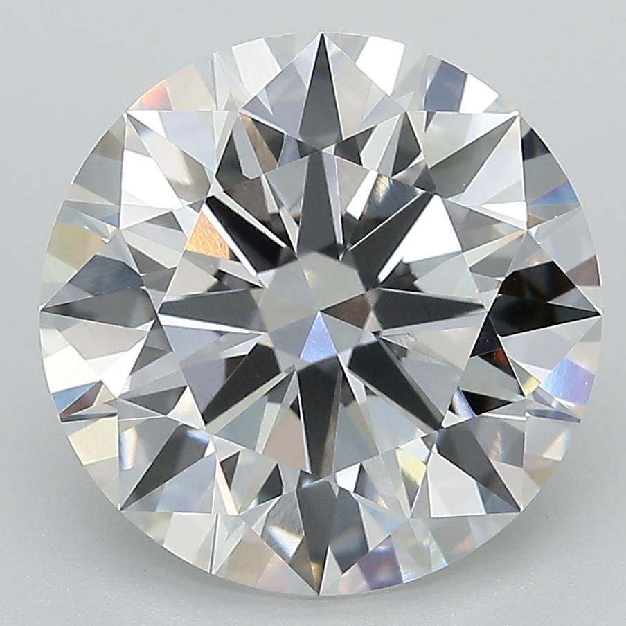 5.97ct F VVS1 Rare Carat Ideal Cut Round Lab Grown Diamond