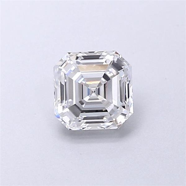 0.54ct D VVS2 Rare Carat Ideal Cut Asscher Lab Grown Diamond