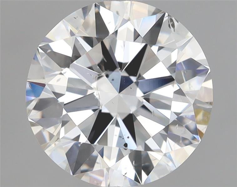 2.20ct F SI1 Rare Carat Ideal Cut Round Diamond