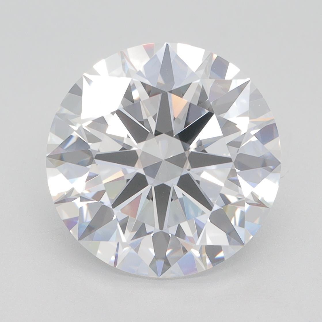 4.64ct D VVS1 Rare Carat Ideal Cut Round Lab Grown Diamond