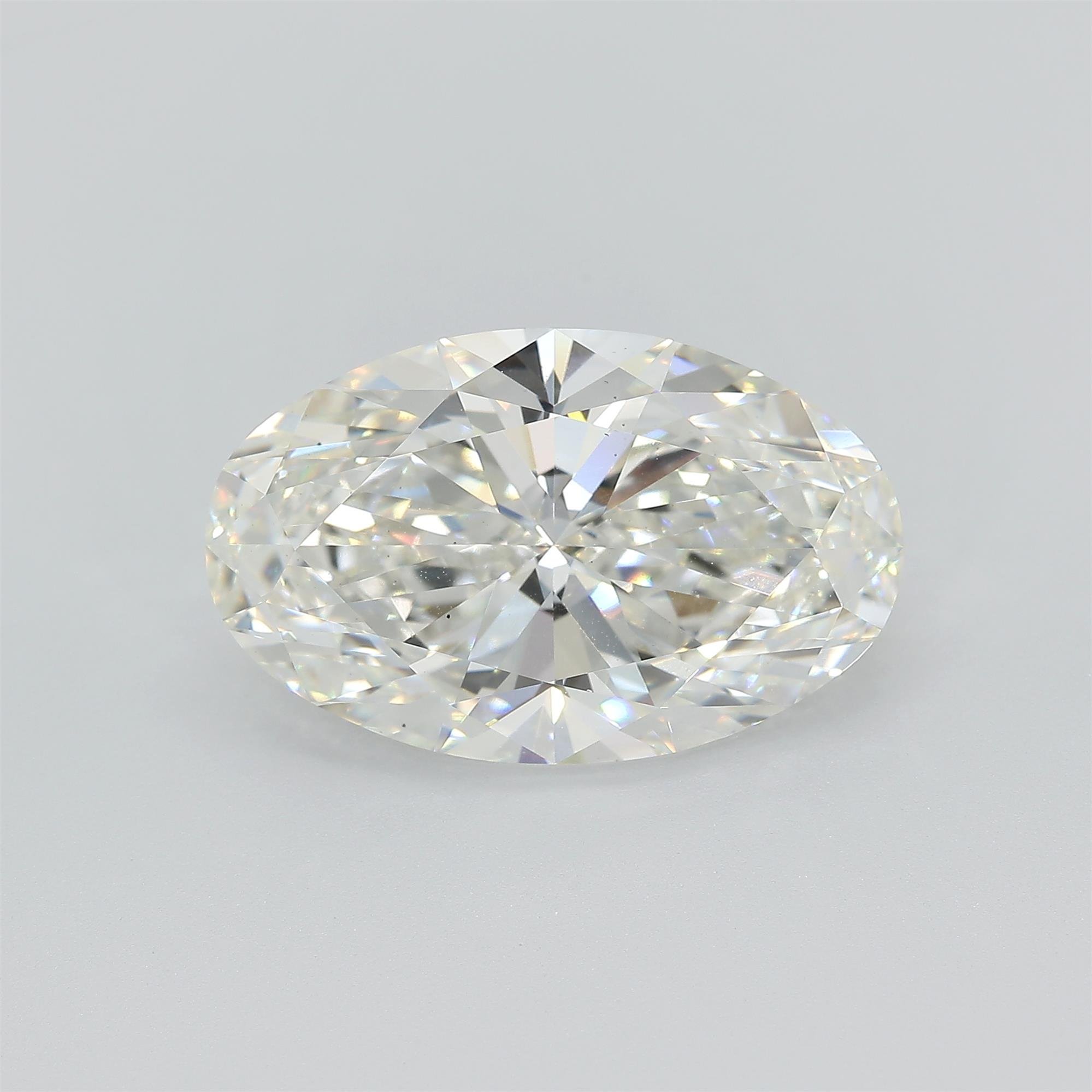 11.25ct I VS2 Rare Carat Ideal Cut Oval Lab Grown Diamond