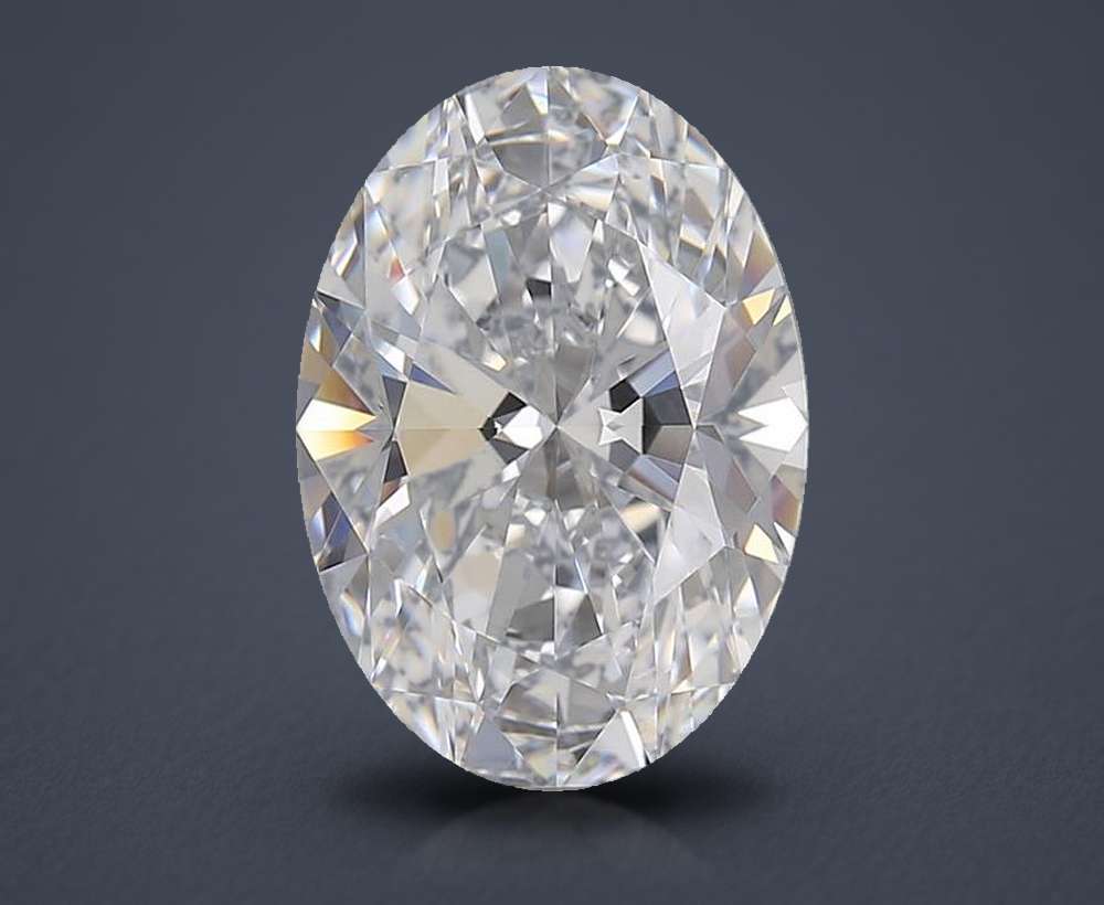 4.00 Carat Oval Lab Diamond
