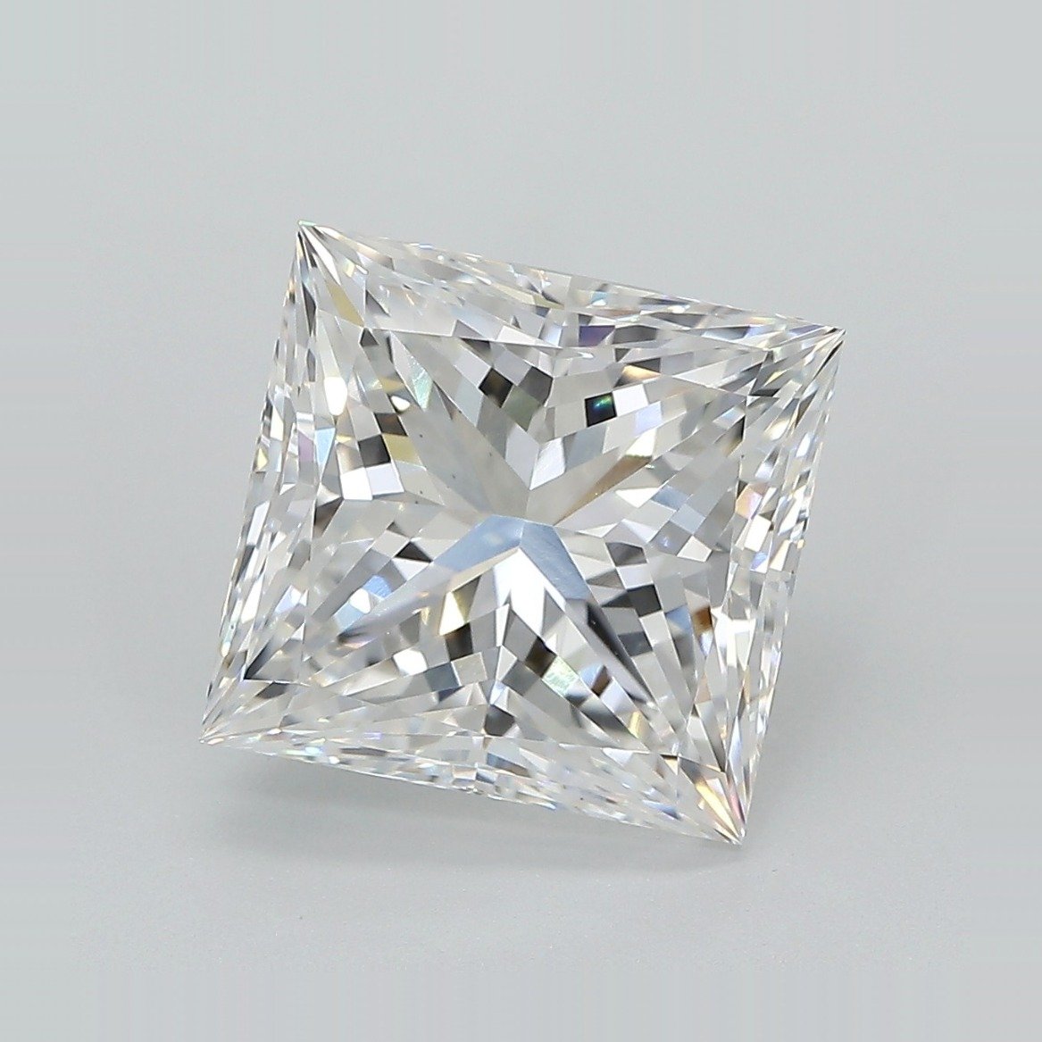 6.10ct E VS1 Very Good Cut Princess Lab Grown Diamond