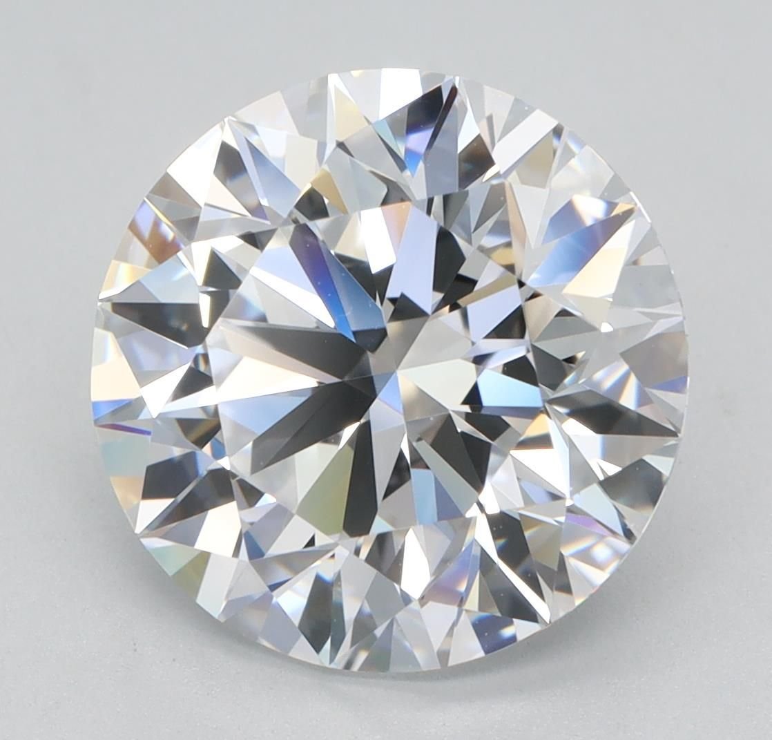 4.02ct E VVS2 Rare Carat Ideal Cut Round Lab Grown Diamond