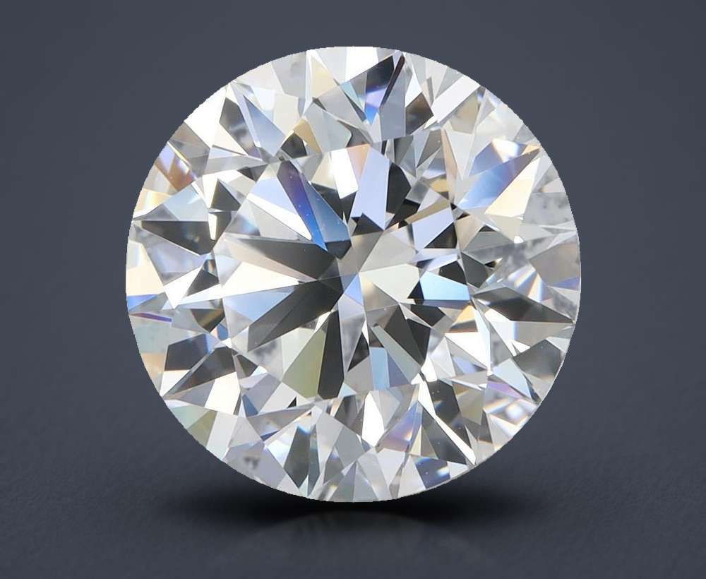4.02 Carat Round Lab Diamond