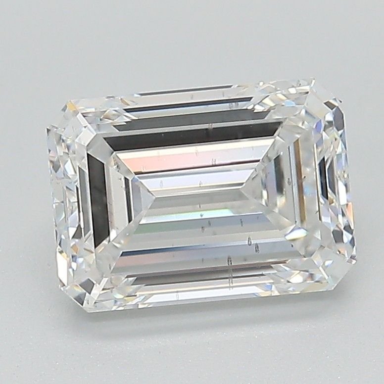 2.59ct E SI2 Very Good Cut Emerald Lab Grown Diamond
