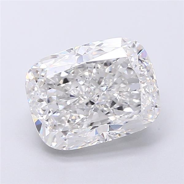 3.21ct E VVS2 Very Good Cut Cushion Lab Grown Diamond