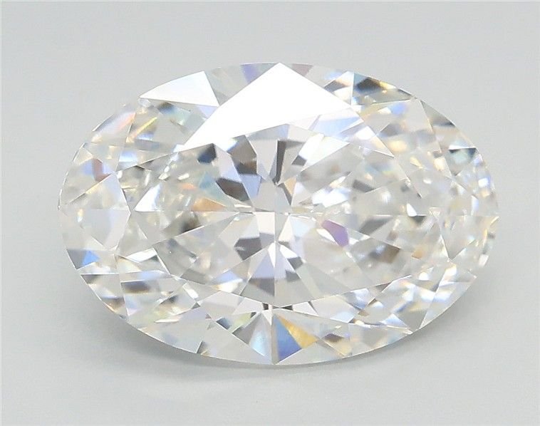 3.01ct F VS1 Rare Carat Ideal Cut Oval Lab Grown Diamond