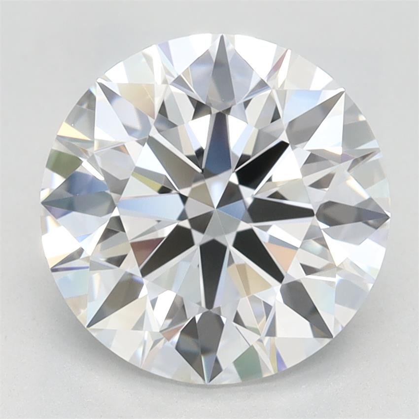 2.61ct D VVS1 Rare Carat Ideal Cut Round Lab Grown Diamond