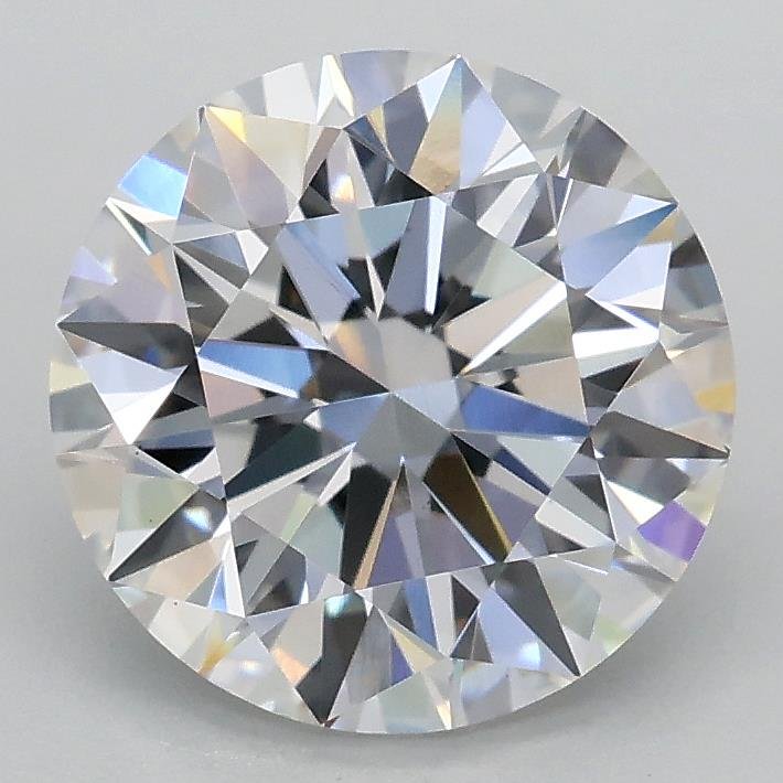 2.09ct D VS1 Rare Carat Ideal Cut Round Lab Grown Diamond