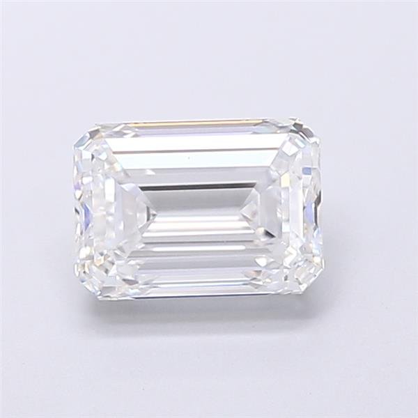 1.50ct D VS1 Excellent Cut Emerald Lab Grown Diamond