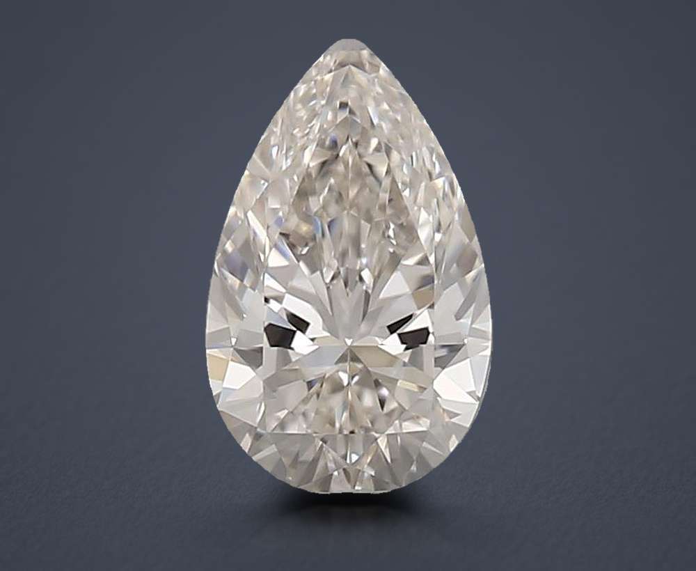 0.53 Carat Pear Natural Diamond