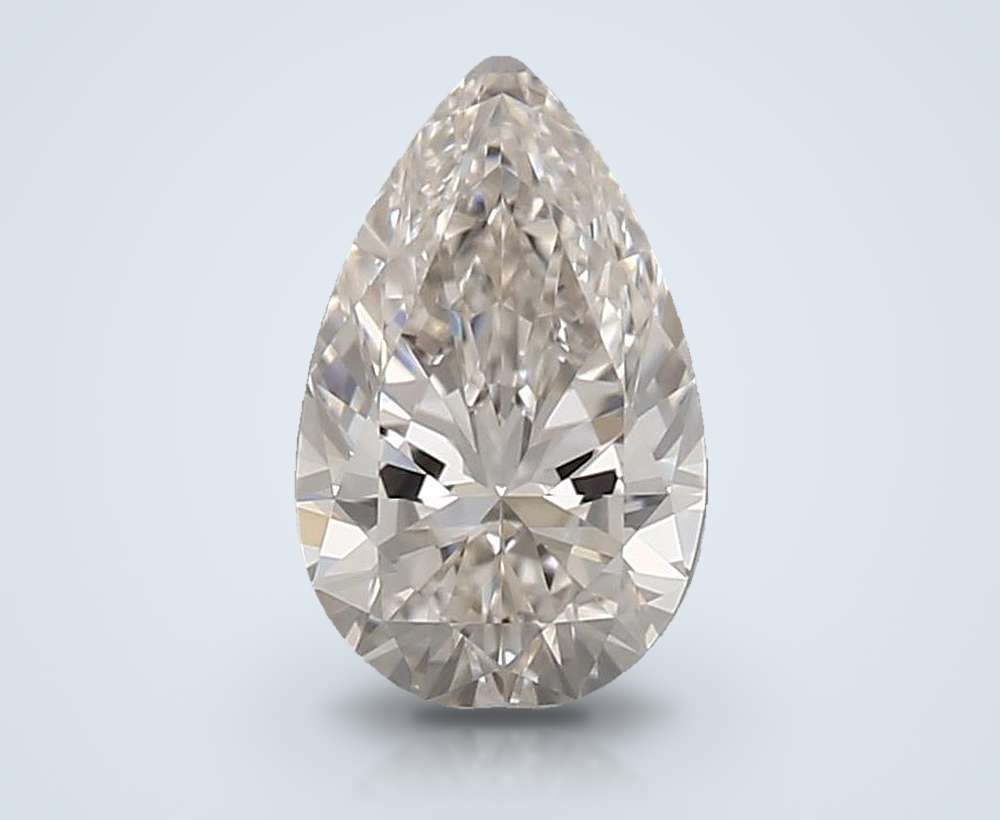 0.53 Carat Pear Natural Diamond