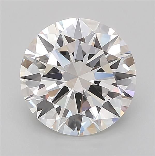 2.99ct F VS2 Excellent Cut Round Lab Grown Diamond
