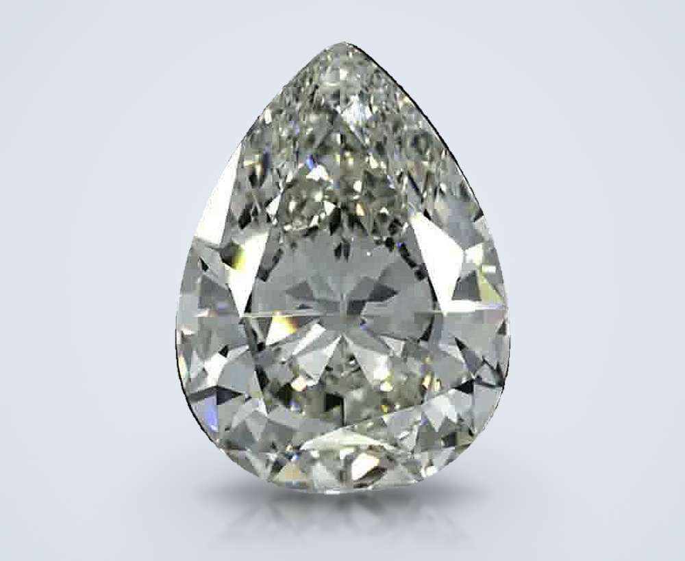 5.02 Carat Pear Natural Diamond