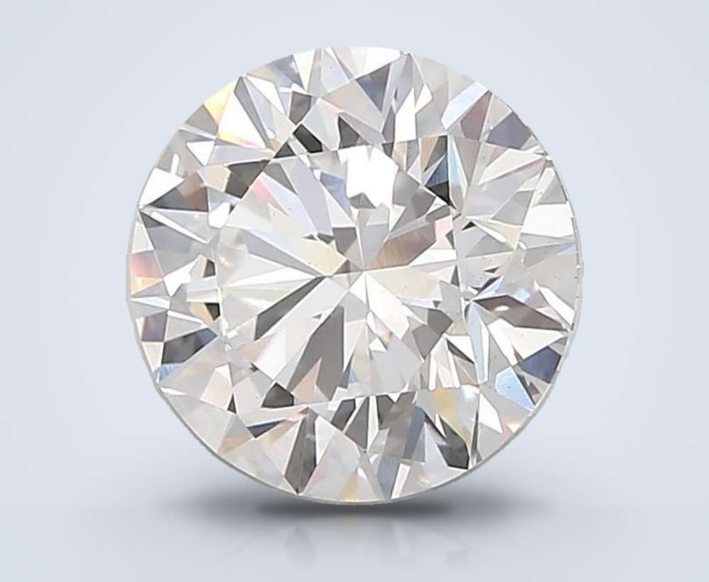 4.08 Carat Round Lab Diamond