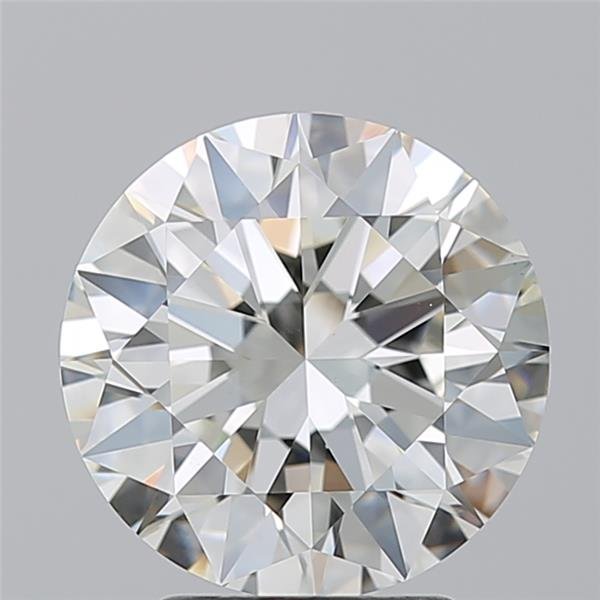3.01ct K VS2 Rare Carat Ideal Cut Round Diamond