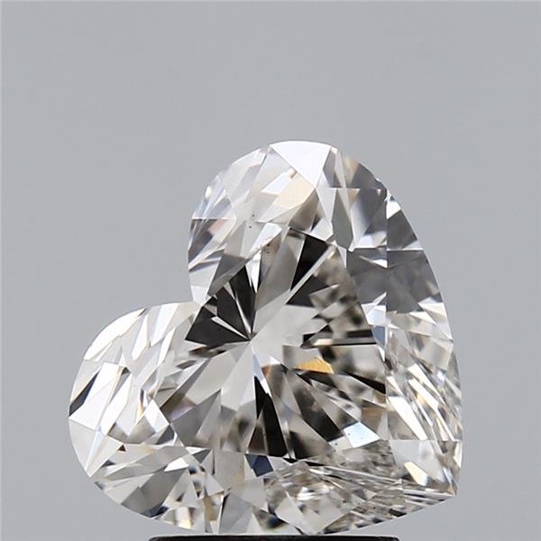 3.01ct H VS2 Rare Carat Ideal Cut Heart Lab Grown Diamond