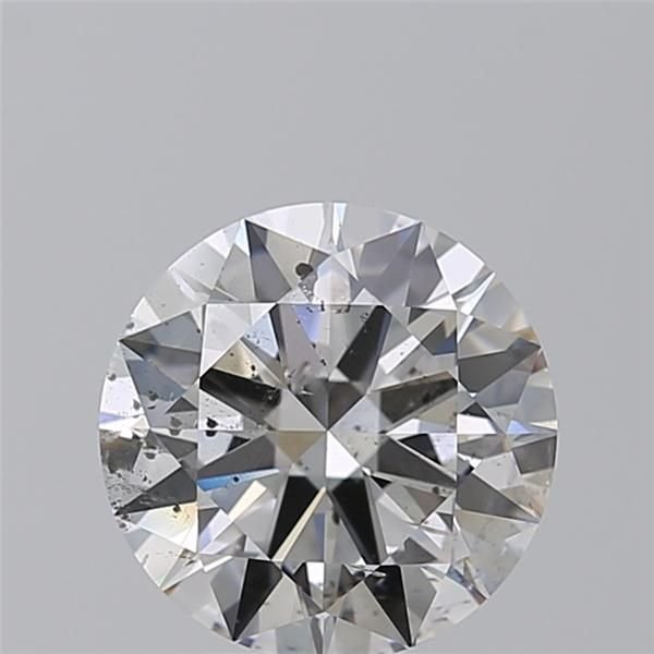 3.02ct F SI2 Rare Carat Ideal Cut Round Diamond