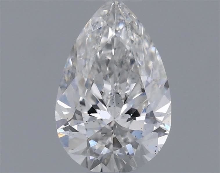 0.57ct E VS2 Rare Carat Ideal Cut Pear Lab Grown Diamond