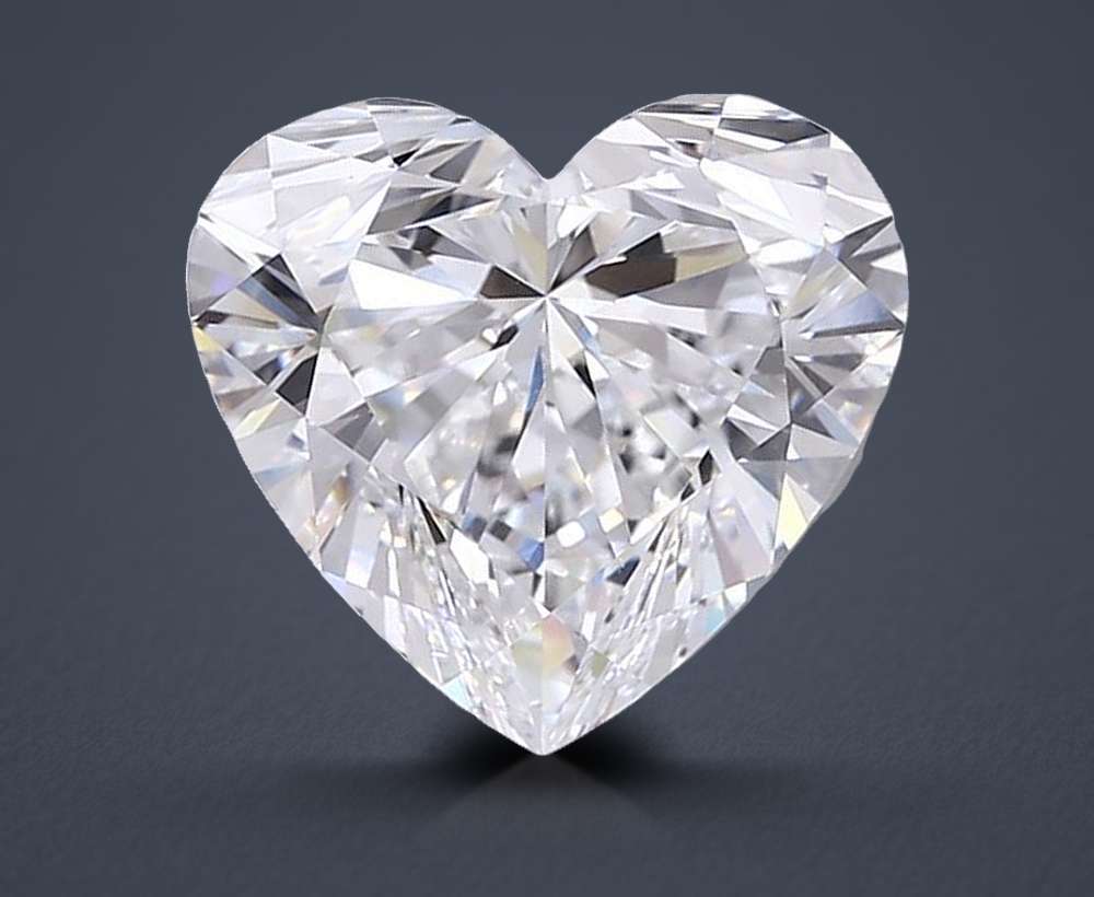 2.50 Carat Heart Lab Diamond