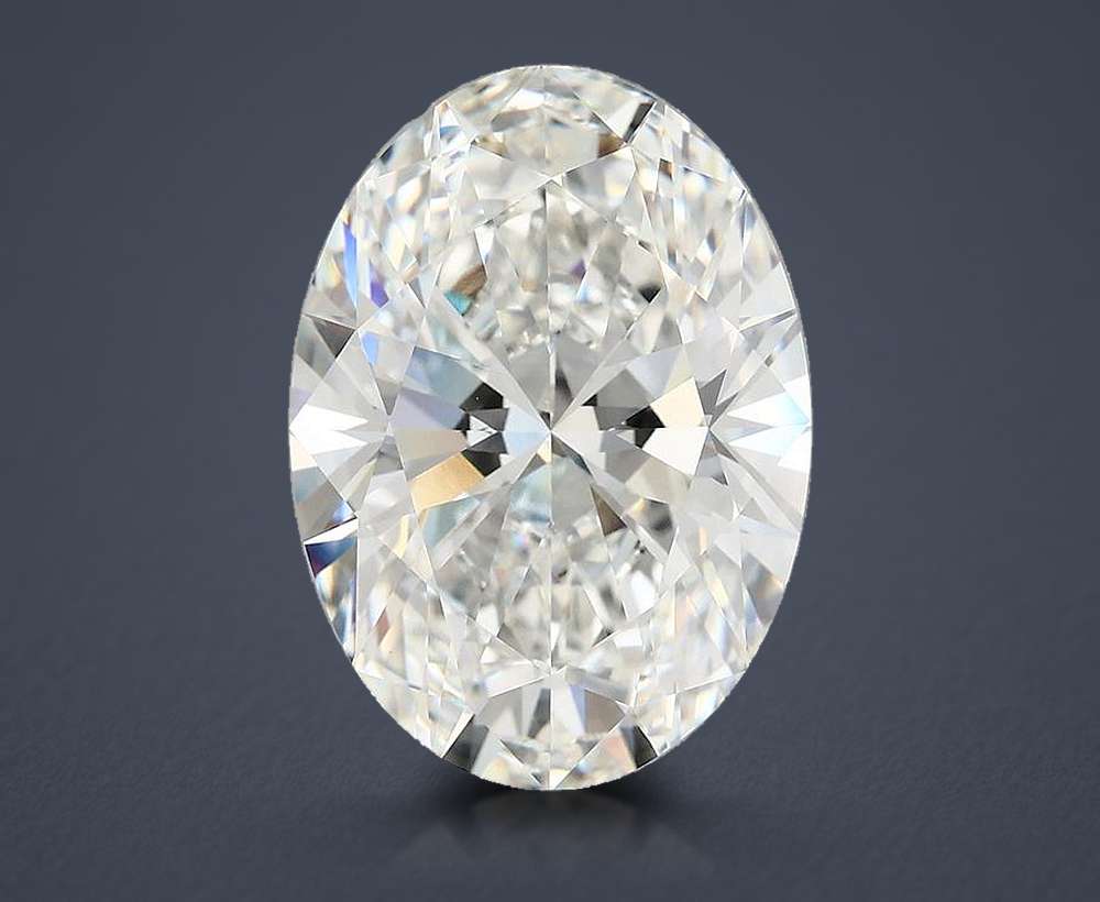 8.18 Carat Oval Lab Diamond