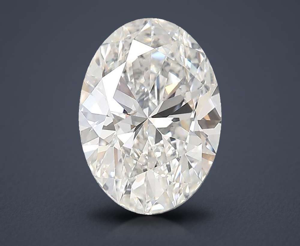 3.41 Carat Oval Lab Diamond