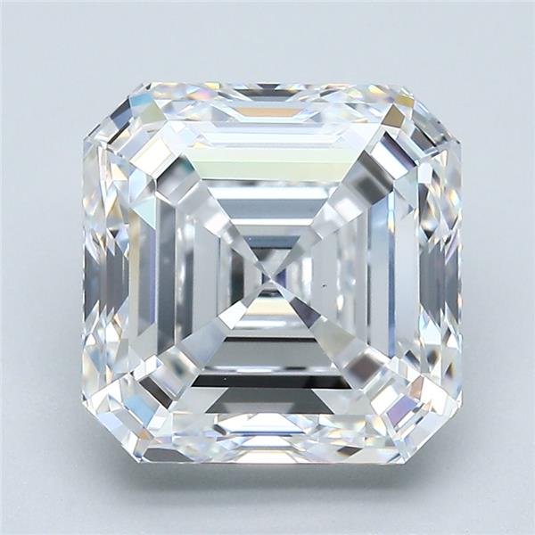 4.52ct D VS1 Rare Carat Ideal Cut Asscher Diamond