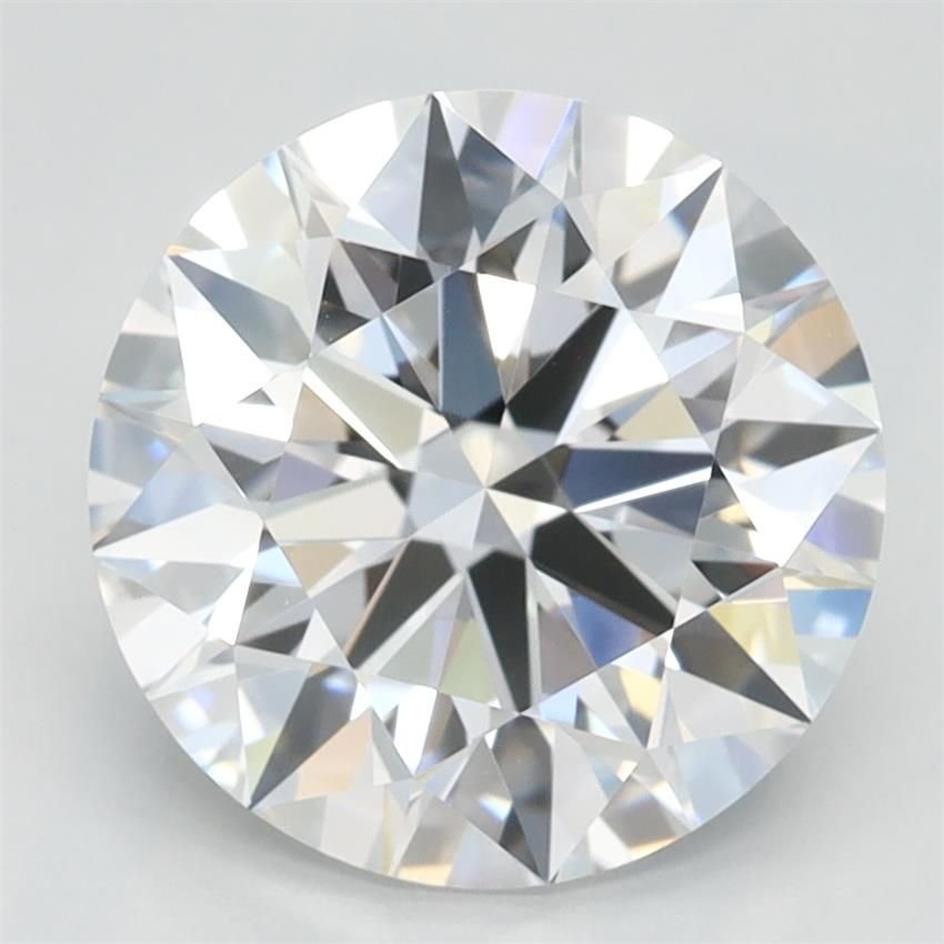2.63ct D IF Rare Carat Ideal Cut Round Lab Grown Diamond