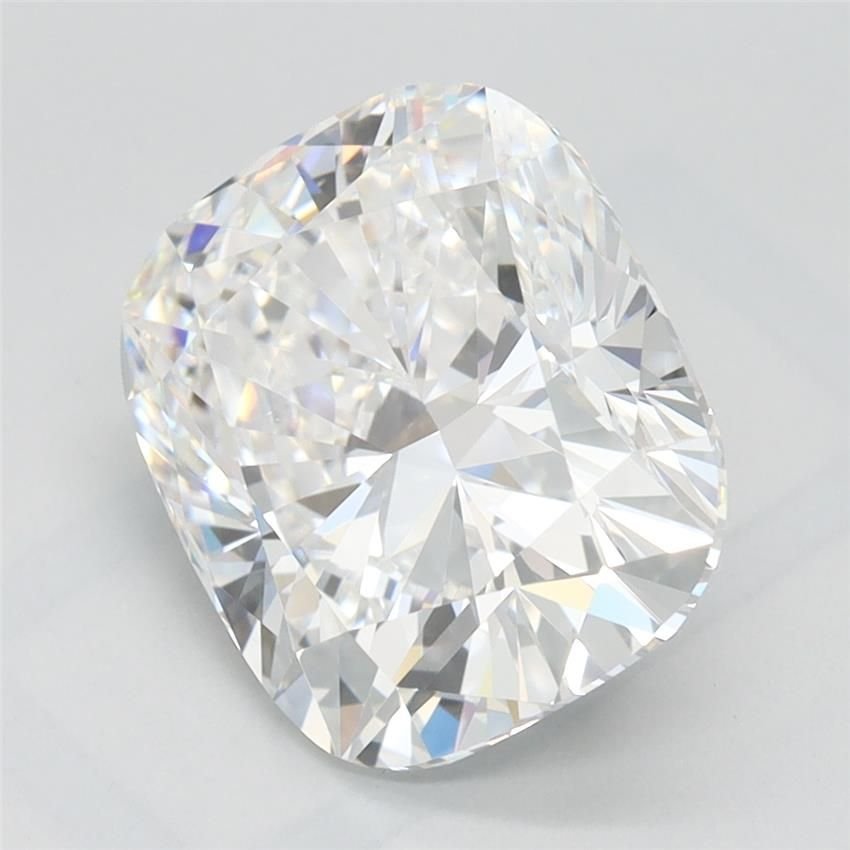3.11ct E VVS2 Rare Carat Ideal Cut Cushion Lab Grown Diamond