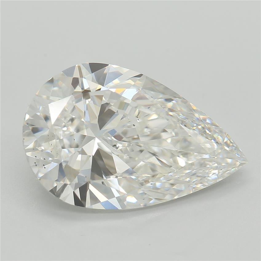 4.01ct E VS2 Rare Carat Ideal Cut Pear Lab Grown Diamond
