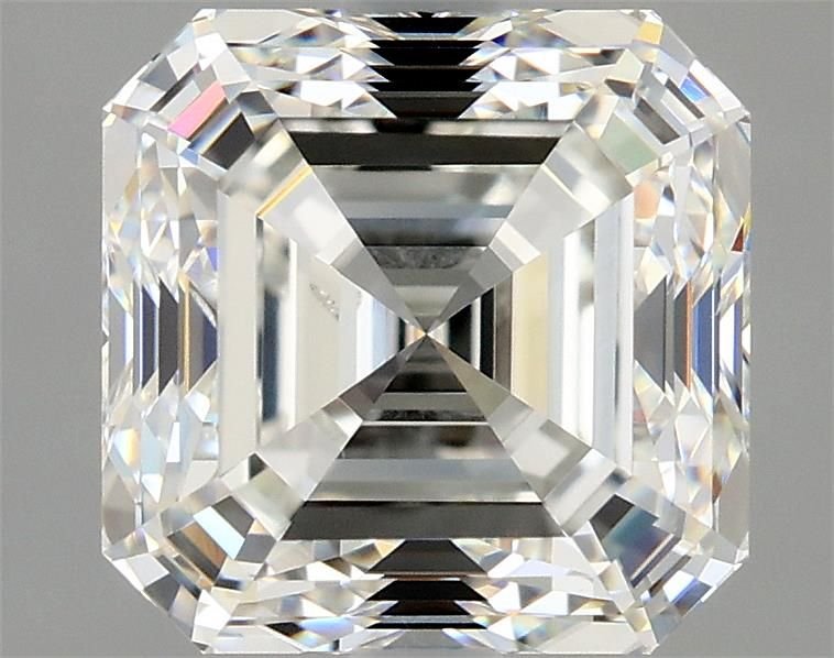 2.50ct G SI1 Rare Carat Ideal Cut Asscher Diamond