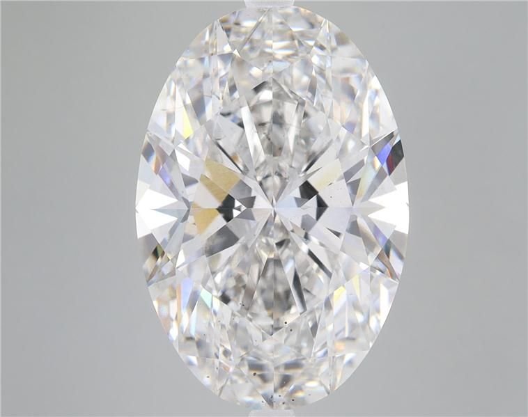 11.08ct F SI1 Rare Carat Ideal Cut Oval Lab Grown Diamond