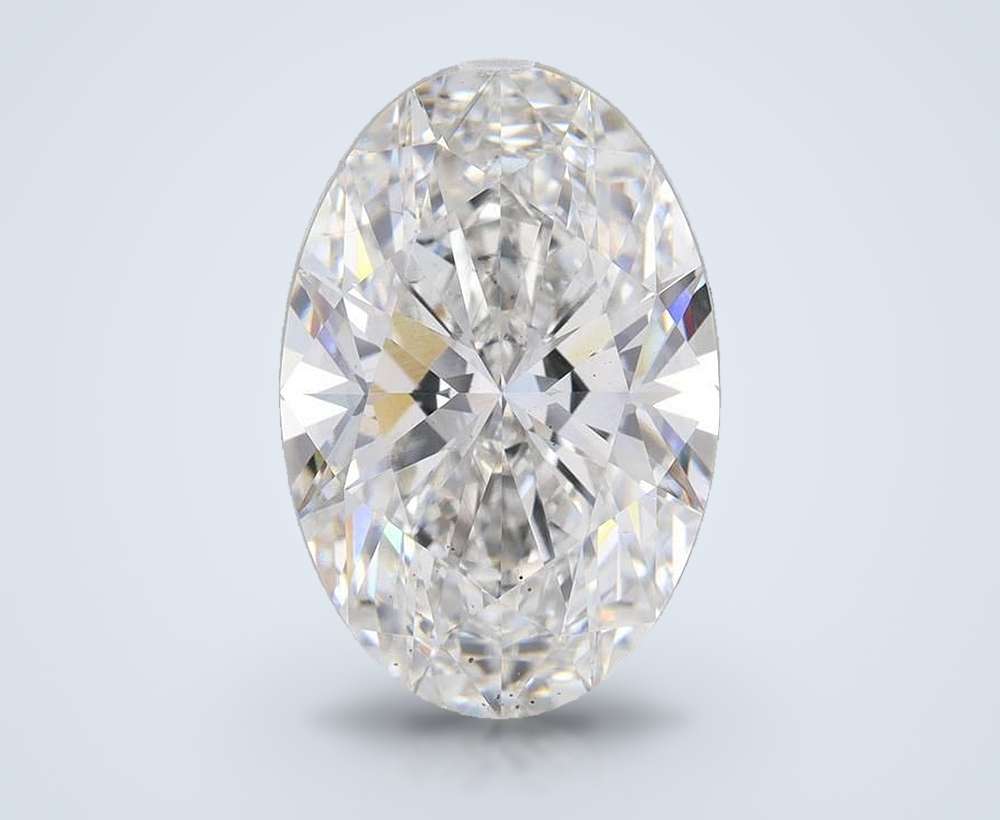11.08 Carat Oval Lab Diamond