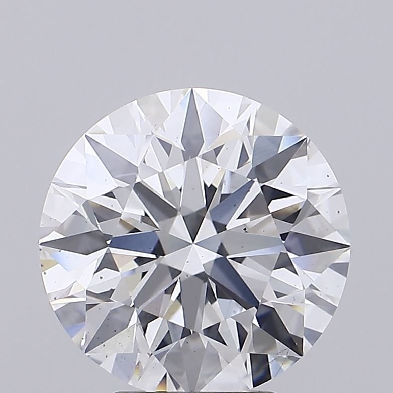 4.51ct F SI1 Rare Carat Ideal Cut Round Lab Grown Diamond