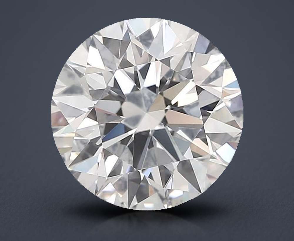 3.40 Carat Round Lab Diamond