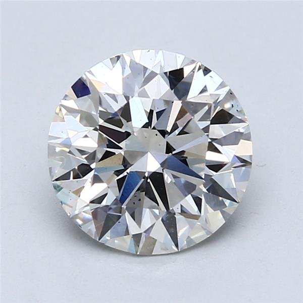 2.52ct E SI1 Rare Carat Ideal Cut Round Lab Grown Diamond