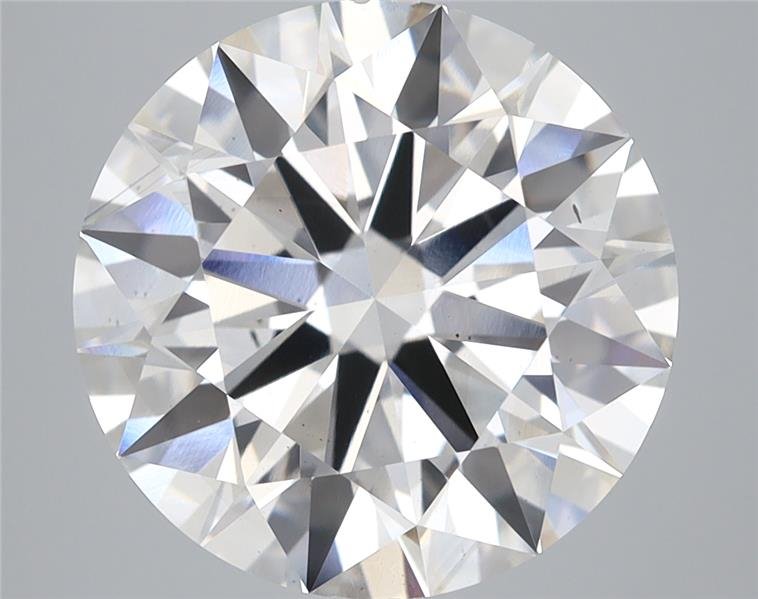 6.56ct H VS2 Rare Carat Ideal Cut Round Lab Grown Diamond