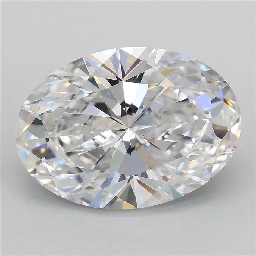3.51ct D VS1 Rare Carat Ideal Cut Oval Lab Grown Diamond