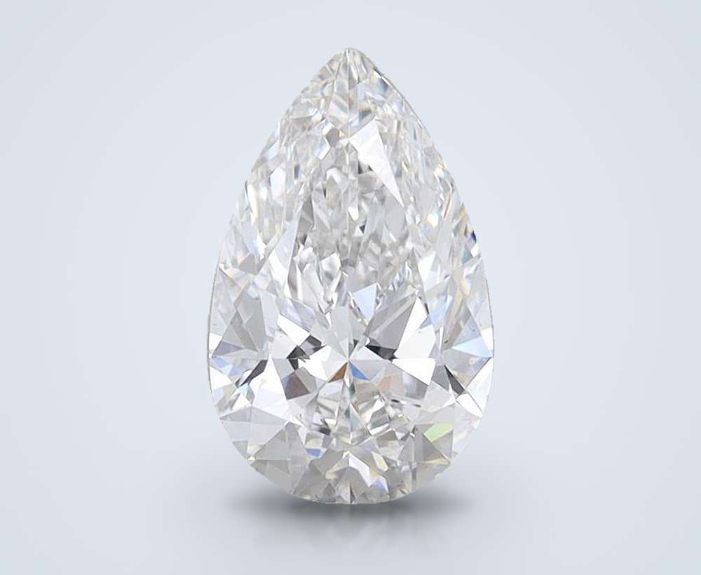 1.37 Carat Pear Lab Diamond