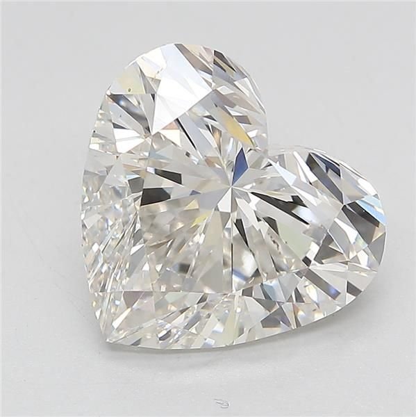 5.32ct G VS1 Rare Carat Ideal Cut Heart Lab Grown Diamond