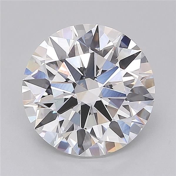 4.02ct F VS1 Rare Carat Ideal Cut Round Lab Grown Diamond
