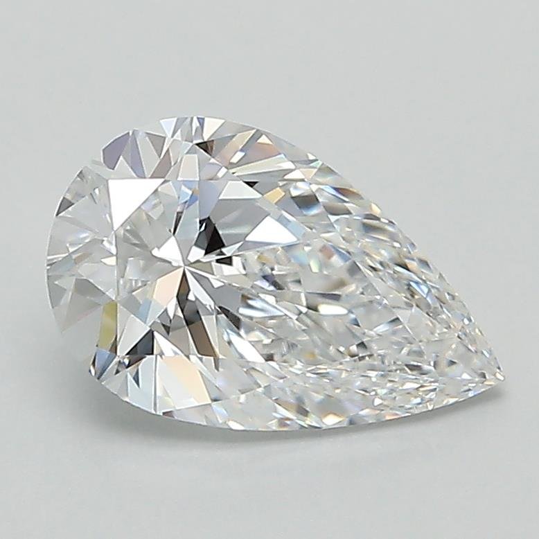 1.31ct E VVS2 Rare Carat Ideal Cut Pear Lab Grown Diamond