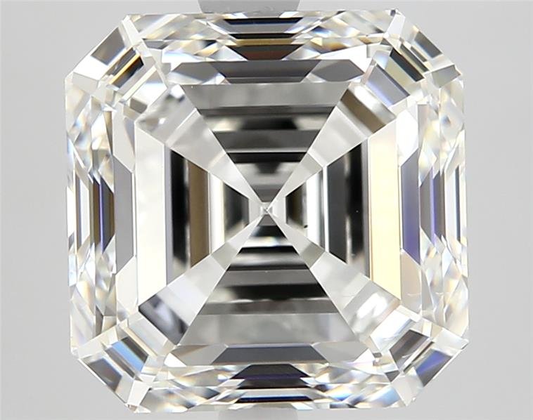 4.21ct G VS2 Rare Carat Ideal Cut Asscher Diamond