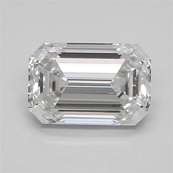 1.00ct D VVS2 Rare Carat Ideal Cut Emerald Lab Grown Diamond