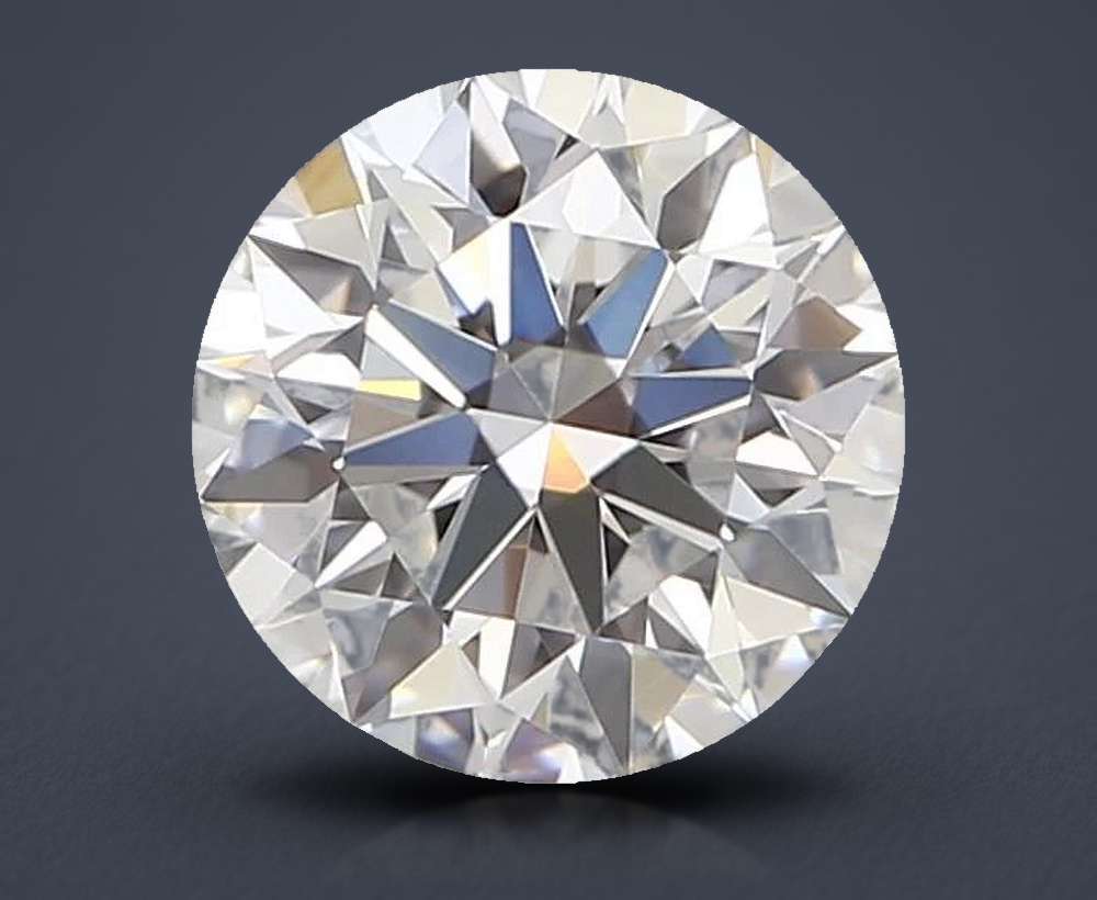 0.59 Carat Round Natural Diamond