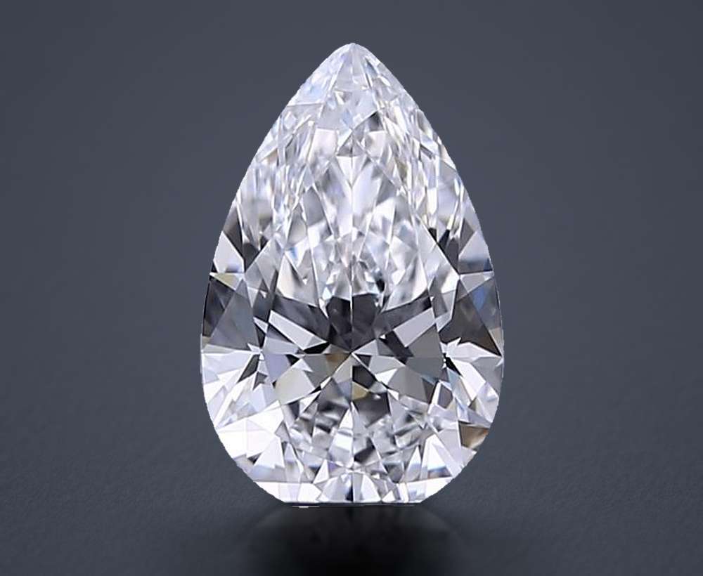 0.54 Carat Pear Lab Diamond