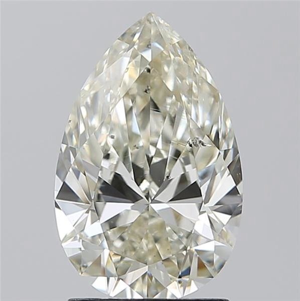 2.01ct I SI1 Rare Carat Ideal Cut Pear Diamond