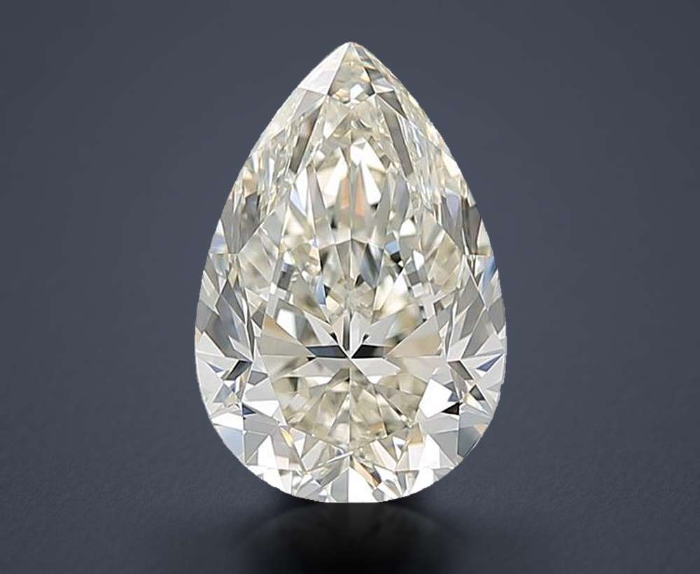 3.02 Carat Pear Natural Diamond